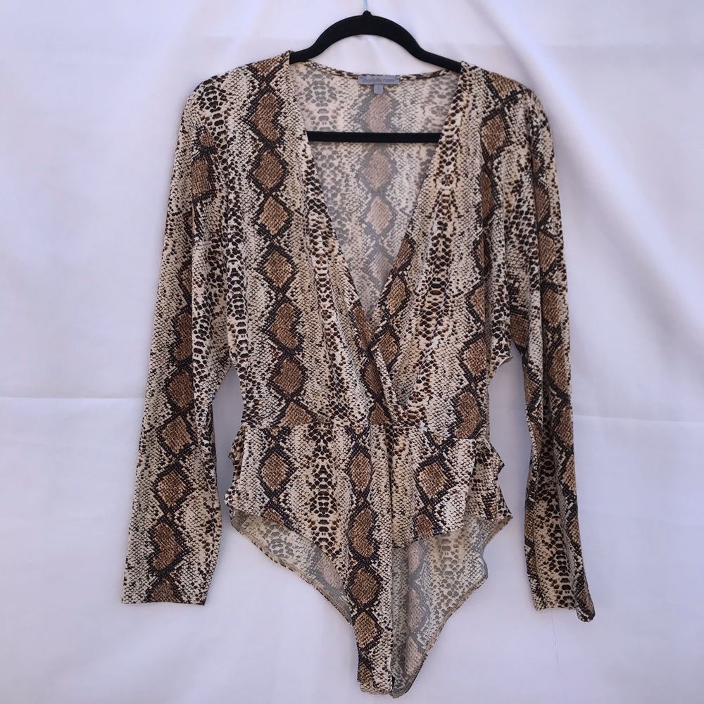 Snake Print Bodysuit